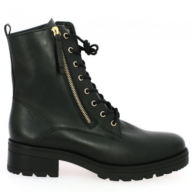 boots thick soleGabor woman 42, 43, 44, golden zip, side view