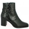 Geraldine - Fancy black leather boots with heels - Boots 42, 43, 44, 45 - Shoesissime