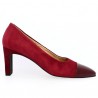 Talons Grande Taille Femme Bordeaux, vue profil