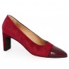 Escarpin bordeaux femme 42, 43, 44, 45 Shoesissime, vue profil