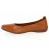 Ballerine souple 42, 43, 44, 45 cuir camel Shoesissime, vue intérieure