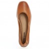 Ballerine femme grande pointure camel confort Shoesissime, vue dessus