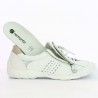 white sneakers removable sole woman large size, view details