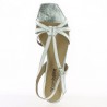 Natalia - Sandales talons argent fines brides - Chaussures 42, 43, 44, 45 femme - Shoesissime