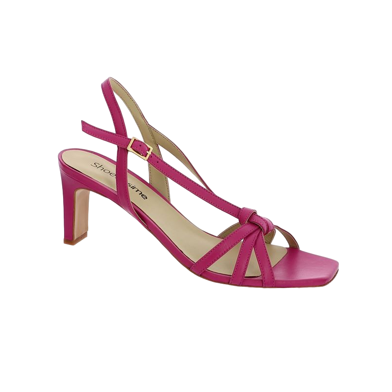 Sandales rose gold à fines brides et talons carrés – Alexia Chaussures