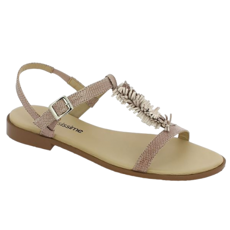 Heloise - Women's pink nude shoes - Sandals 42, 43, 44, 45 - Shoesissime