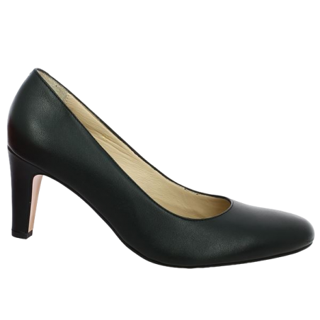 black pump woman 42, 43, 44,45 Shoesissime, profile view