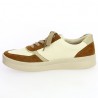 Baskets Femme 42, 43, 44, 45 mode beige camel Shoesissime, interior view