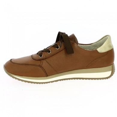 Sneakers femme grande pointure camel D0H11-24 Shoesissime, vue intérieure