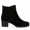 Boots zipper Gabor Black large size Shoesissime, side view