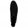 bottine bout rond Gabor grande pointure velours noir chaine Shoesissime, vue dessus