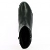 black leather boots Gabor small heel 8, 8.5, 9, 9.5 Shoesissime, vue dessus