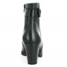 black platform boots 8, 8.5, 9, 9.5, Gabor women, rear view