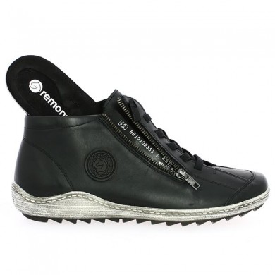 Shoesissime black women's sneakers large size orthopedic sole, view details