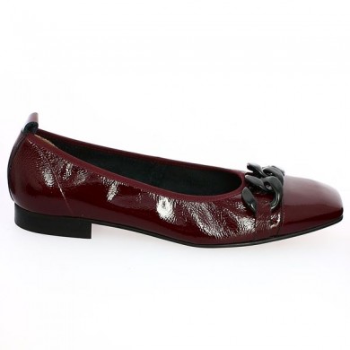 chaussures femme rouge bordeaux 42, 43, 44, 45 Shoesissime, vue coté