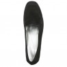 Folie's black velvet moccasin 42, 43, 44, 45, top view