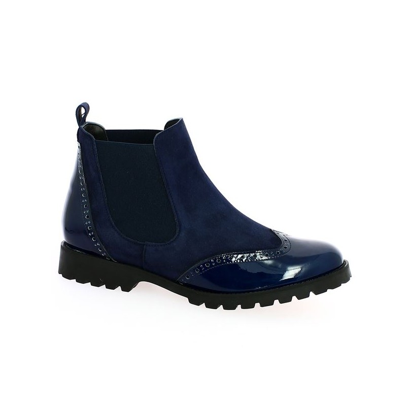 chelsea boots bleu plate femme 42, 43, 44, 45 Shoesissime, view profile