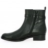 Cali - Black leather flat riding boot - Gabor Grande Pointure - Shoesissime