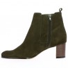 women's khaki green heel boots 42, 43, 44, 45 Shoesissime, inside view