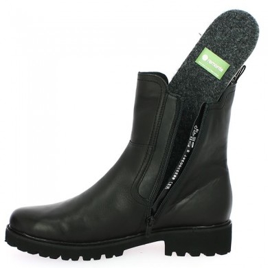 boots chuncky noire 42, 43, 44, 45 femme Remonte Shoesissime,vue détails