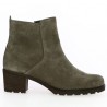 Boots bout rond taupe Gabor grande taille Shoesissime, side view