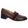 moccasin cuir bordeaux femme grande taille 42, 43, 44, 45 Shoesissime, view profile