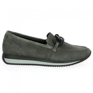 Grey Remonte women's shoes D0H10-45 large size, side view