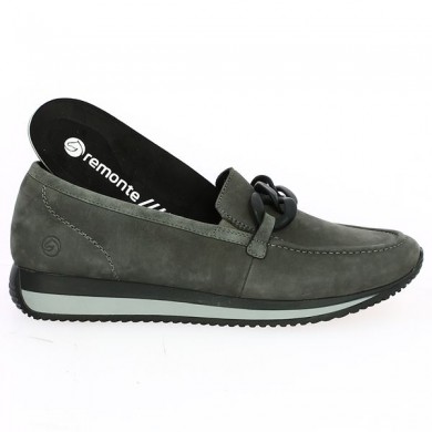 Removable moccasin with chain large size sport chic Remonte, view details