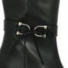 ankle boot black leather 42, 43, 44, 45 Shoesissime, side view