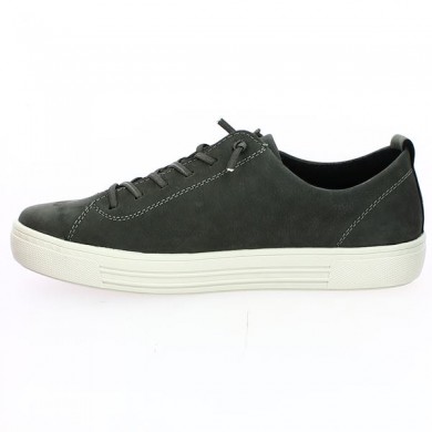 Women's sneakers 42, 43, 44, 45 charcoal grey D0918-45 Shoesissime, interior view