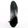 Shoesissime black leather high heel boots large size woman, top view