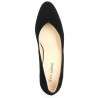 escarpin velours noir stable confort large taille Shoesissime, vue dessus