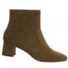 Monica - Light brown square heel ankle boots - Small heel plus size ankle boots - Shoesissime