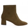 Monica - Light brown square heel ankle boots - Small heel plus size ankle boots - Shoesissime