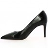 escarpin talon haut fin vernis noir femme grande taille Shoesissime, vue intérieure