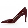 chaussure talon fin vernis rouge bordeaux femme 42, 43, 44, 45 Shoesissime, vue intérieure