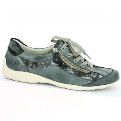 Blue city sneakers Remonte R3412-14 grande taille femme Shoesissime, profile view