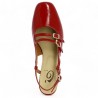 Babies large size red patent Shoesissime trend shoes, top view