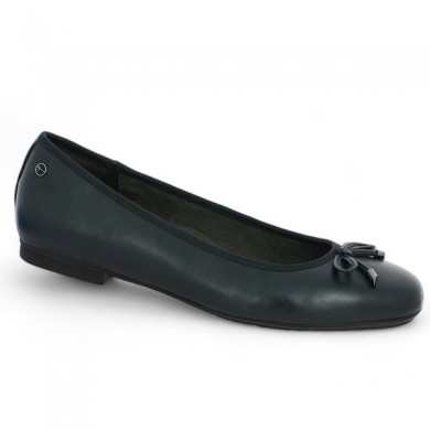 navy blue ballerina 43, 44, 45 Shoesissime removable sole, profile view