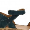 Ballerina Velcro strap large size woman Rosalie 42 Josef Seibel blue Shoesissime, view details