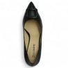 escarpin noir femme chic 42, 43, 44, 45 talon 7 cm Shoesissime, vue dessus