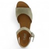 sandale Gabor 8, 8.5, 9, 9.5 talon compensé beige, vue dessus