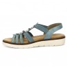 Blue comfort sandals 42, 43, 44, 45 women Remonte D2073-12 Shoesissime, interior view