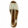 espadrille dorée femme grande pointure toni pons Shoesissime, vue dessus