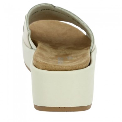 Sophia - Mule beige chaine D1N51-60 - Barefoot Remonte large size - Shoesissime