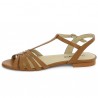 sandale mode camel femme grande pointure Shoesissime, vue dessus