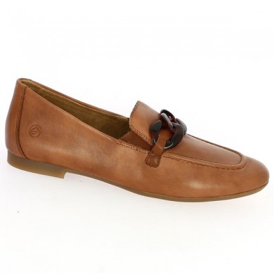 camel leather moccasin Remonte woman 42, 43, 44, 45 Shoesissime, view profile