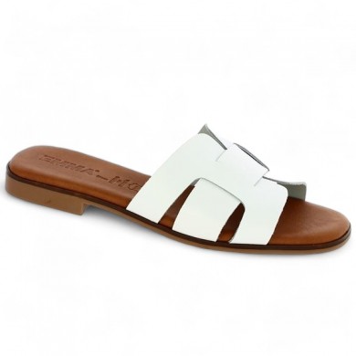 white mule 42, 43, 44, 45 Shoesissime, side view
