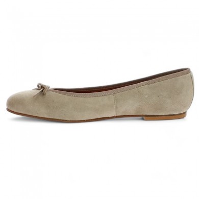 ballerine femme grande pointure beige Shoesissime, vue intérieure