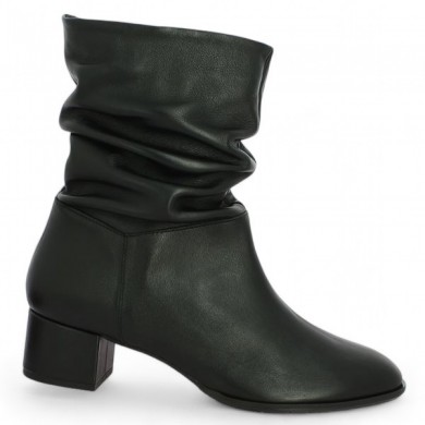 black leather boot 42, 43, 44, 45 Shoesissime, side view